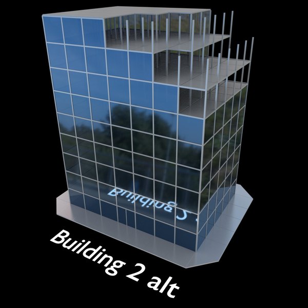 3D building skyscraper construction kit model - TurboSquid 1232218
