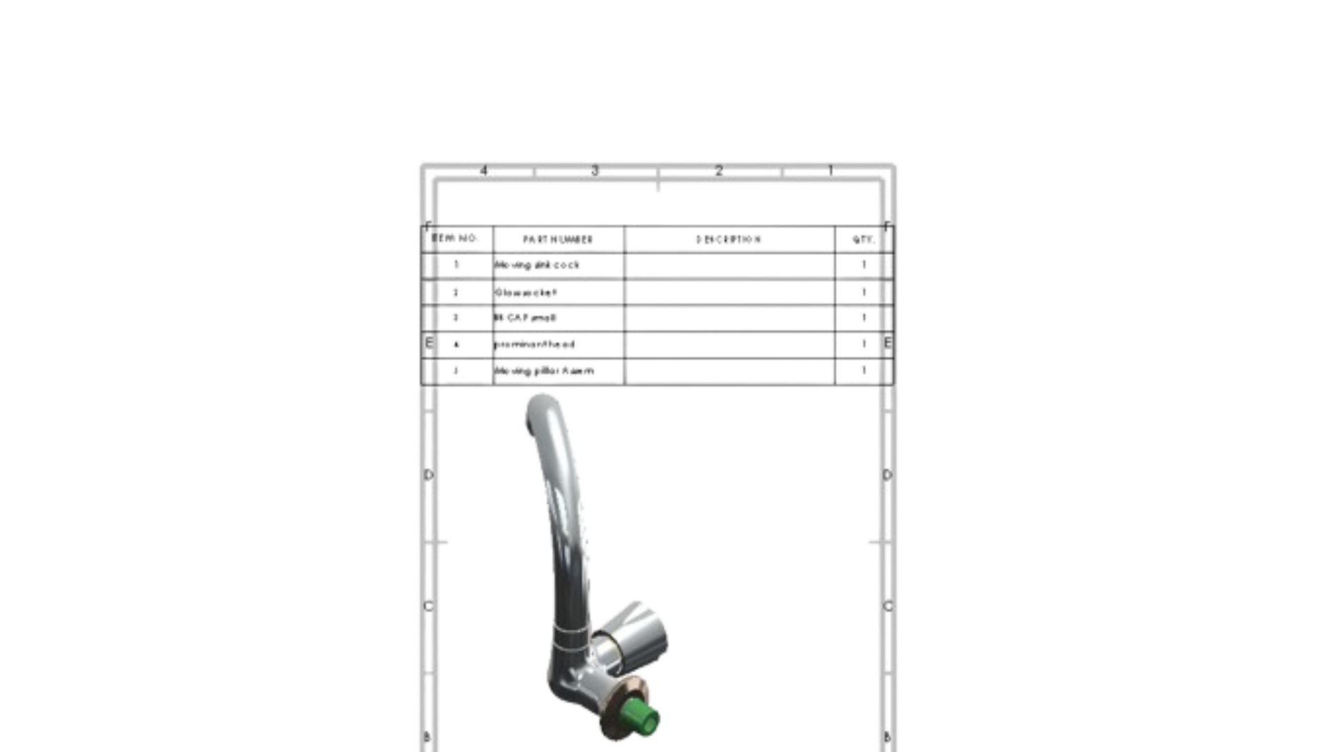 Water Tap Moving Sink Cock 3D Model - TurboSquid 2159615