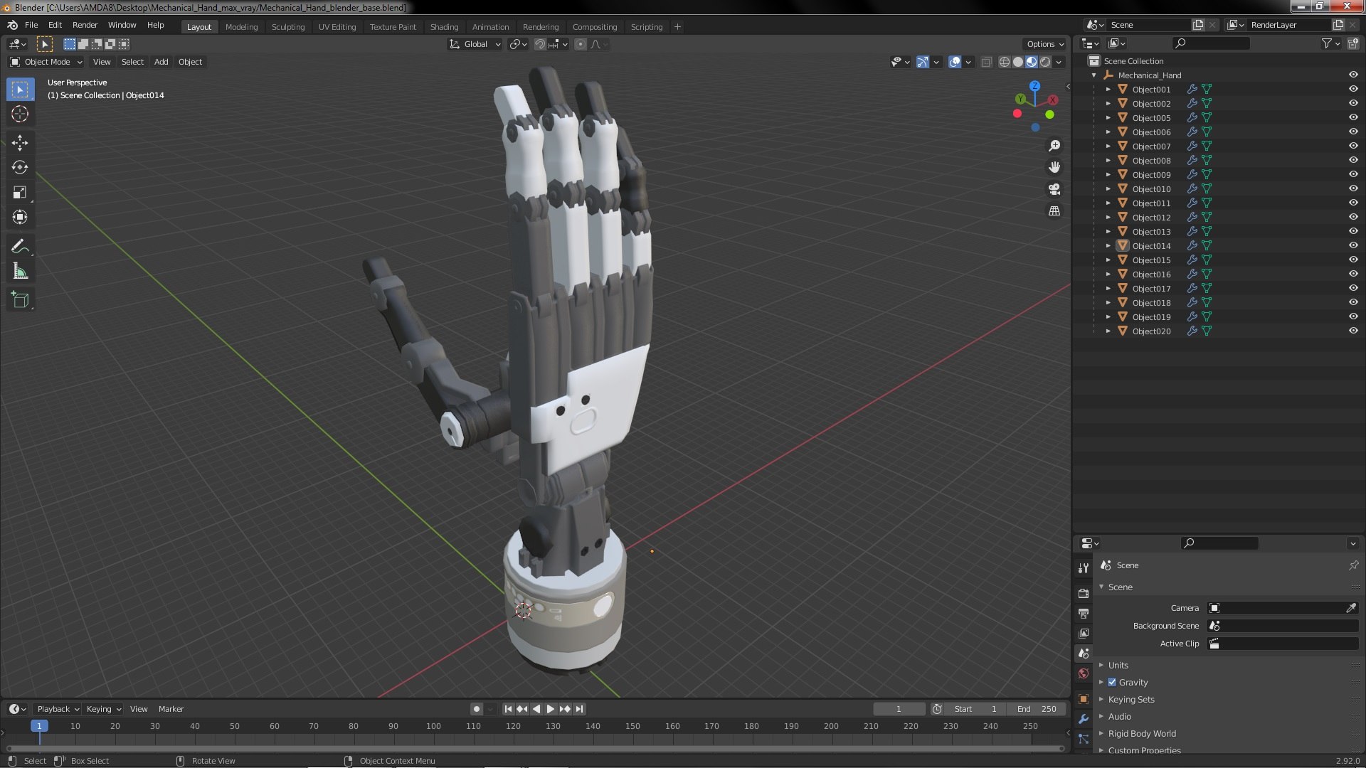 3D model Mechanical Hand https://p.turbosquid.com/ts-thumb/hM/TaeSOp/ha/mechanicalhandvray3dmodel024/jpg/1691029301/1920x1080/fit_q87/b409bd53a1caf7595b2da8ad0b84cb4475acc411/mechanicalhandvray3dmodel024.jpg