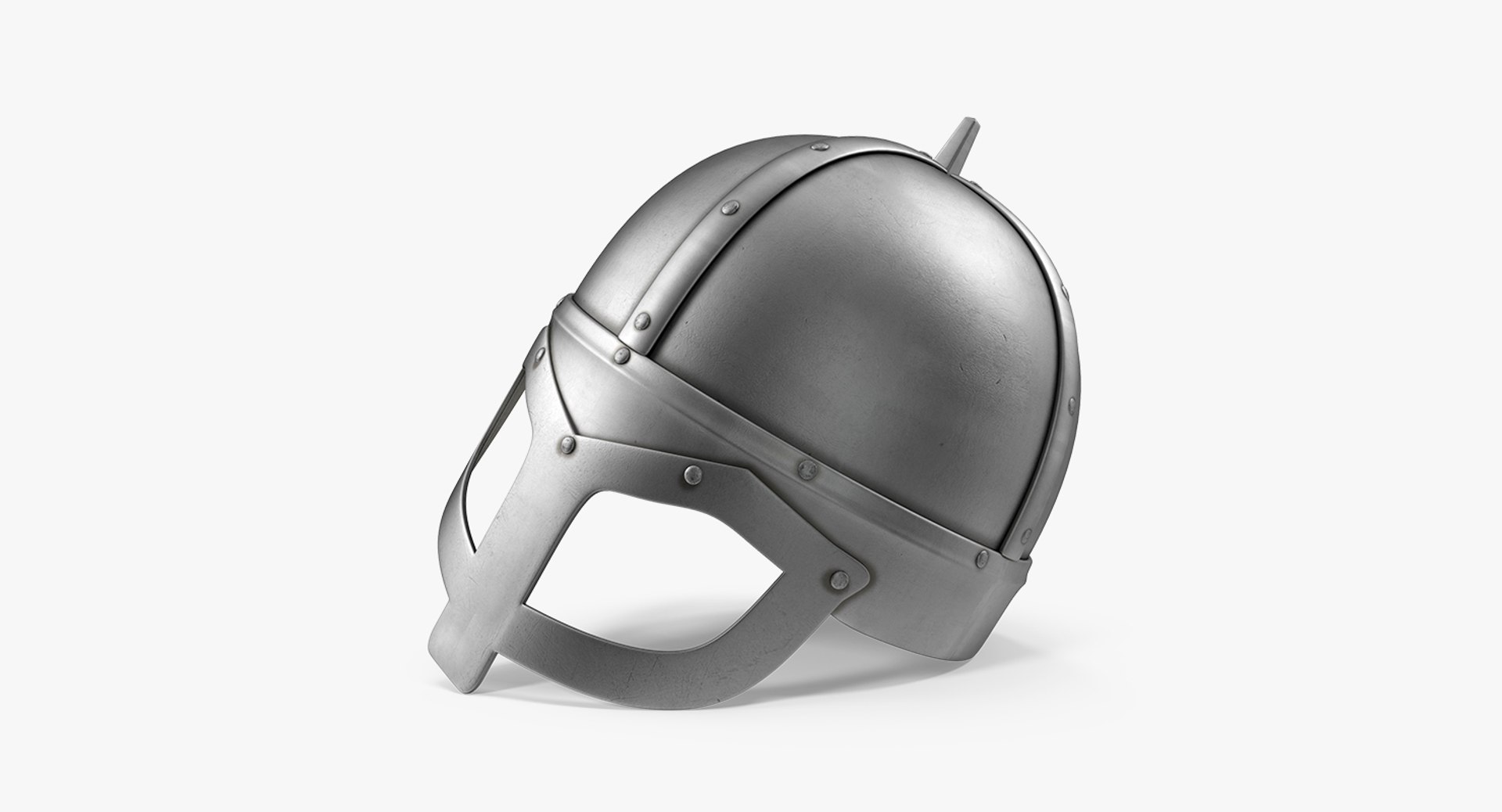 Viking Helmet with Mask 3D model preview