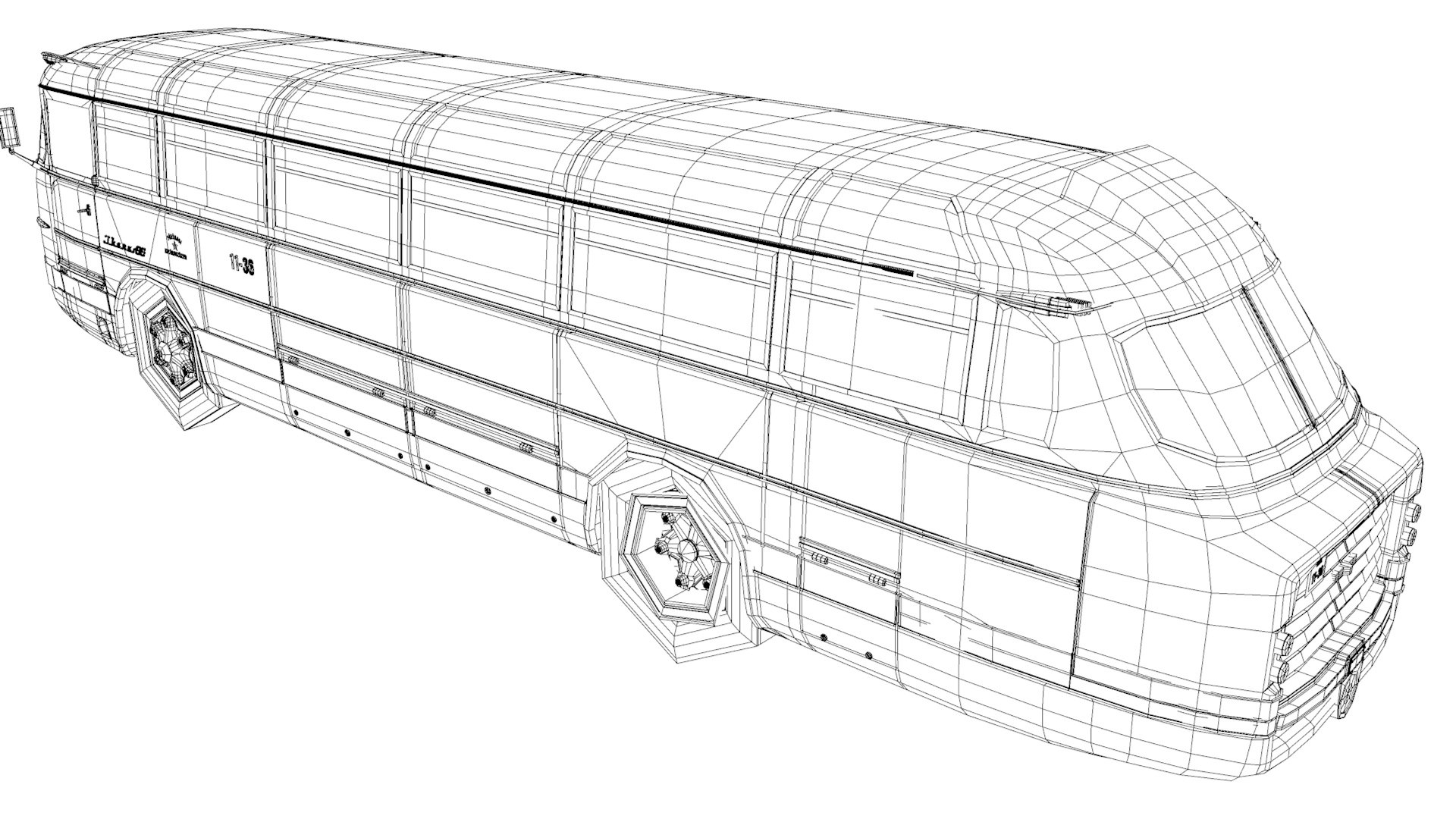 Ikarus 30 Hungarian City Bus 1951 3D model - TurboSquid 1904436