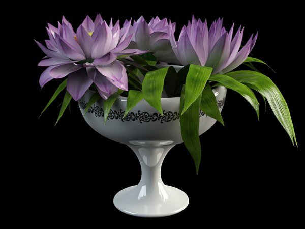3dsmax flower vase