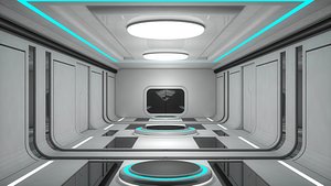 3D Sci Fi Room