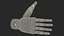Cinema 4D를 위해 조작된 Right Dexterous Robot Hand