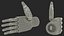 Cinema 4D를 위해 조작된 Right Dexterous Robot Hand