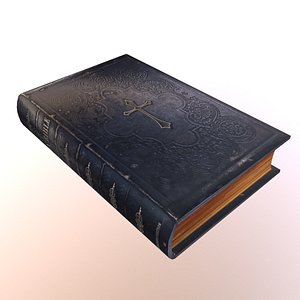 Rigged bible 3D model