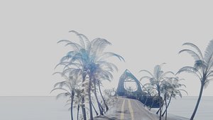 3D sci fi house free