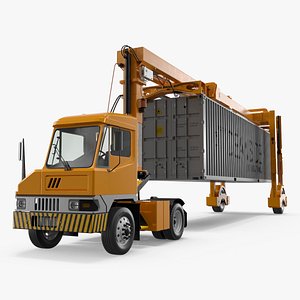 Container Shuttle with 40ft Container Yellow