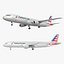3D airbus 10 liveries airplane model