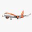 3D airbus 10 liveries airplane model