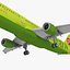 3D airbus 10 liveries airplane model