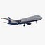 3D airbus 10 liveries airplane model