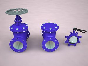 valves 3d model