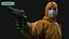 Medical Hazmat Suit Worker