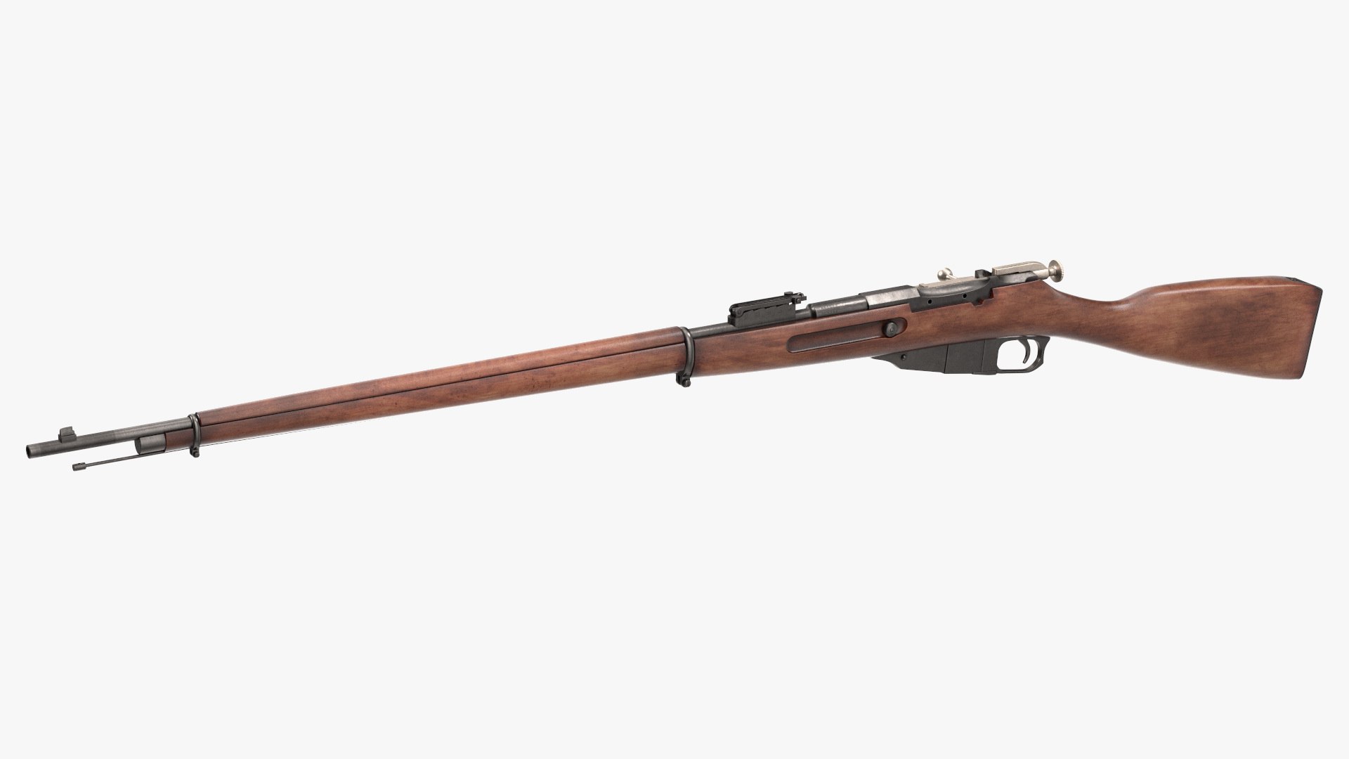 Mosin Nagant M1891 3D model preview
