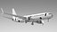 3D Boeing 737-8H4 Generic White