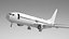 3D Boeing 737-8H4 Generic White