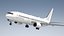 3D Boeing 737-8H4 Generic White