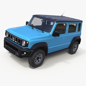 Blue SUV Suzuki Jimny 2025