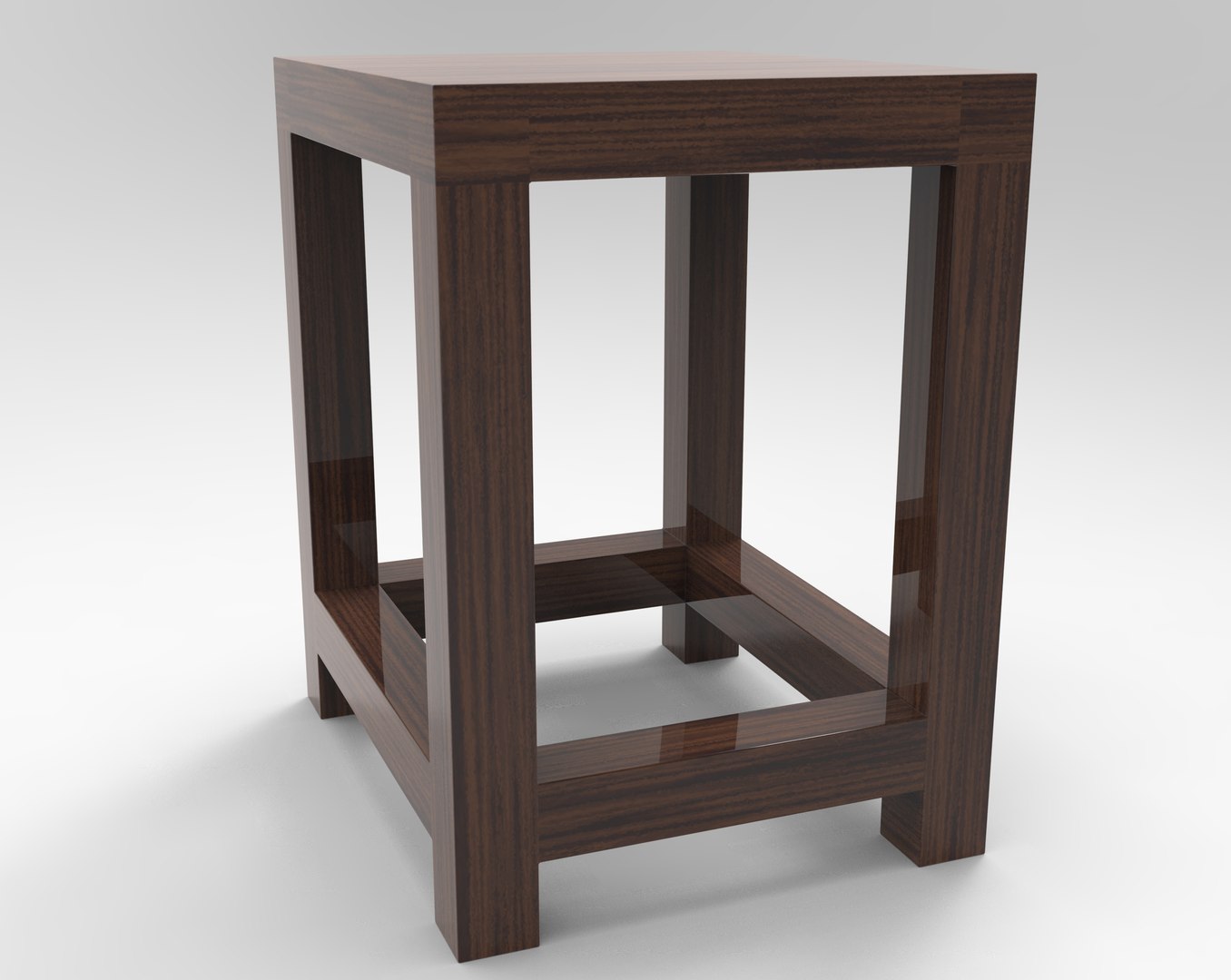 3D Wooden Stool Volume 02 model - TurboSquid 1859134