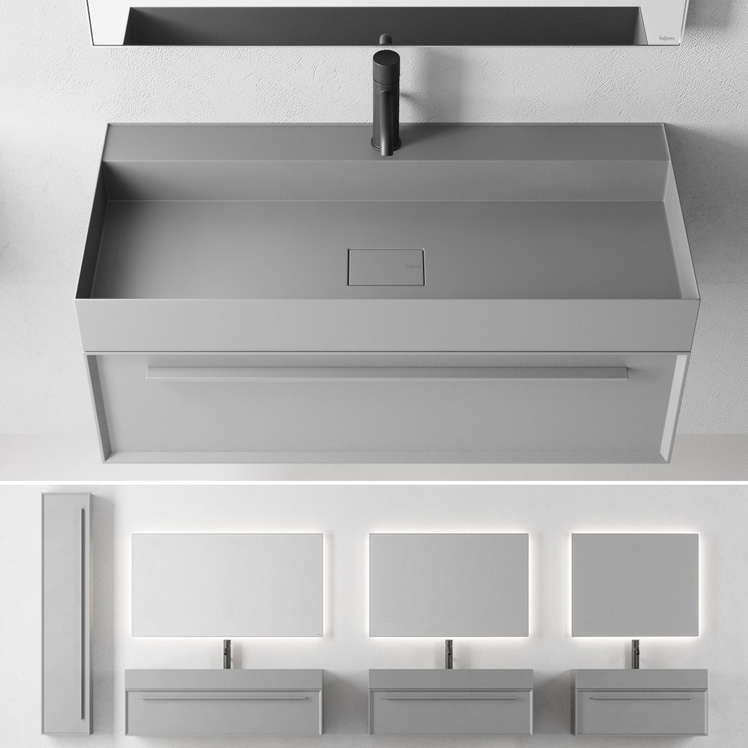 7 0 Vanity Unit 3D Model - TurboSquid 1499023