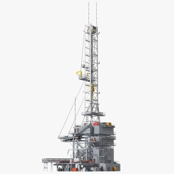 3d model drilling ship