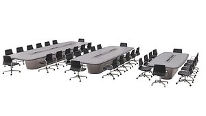 Modern Meeting Table 3D