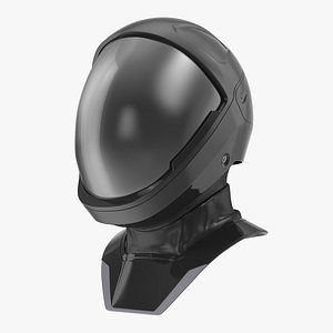 sci fi astronaut helmet 3D model