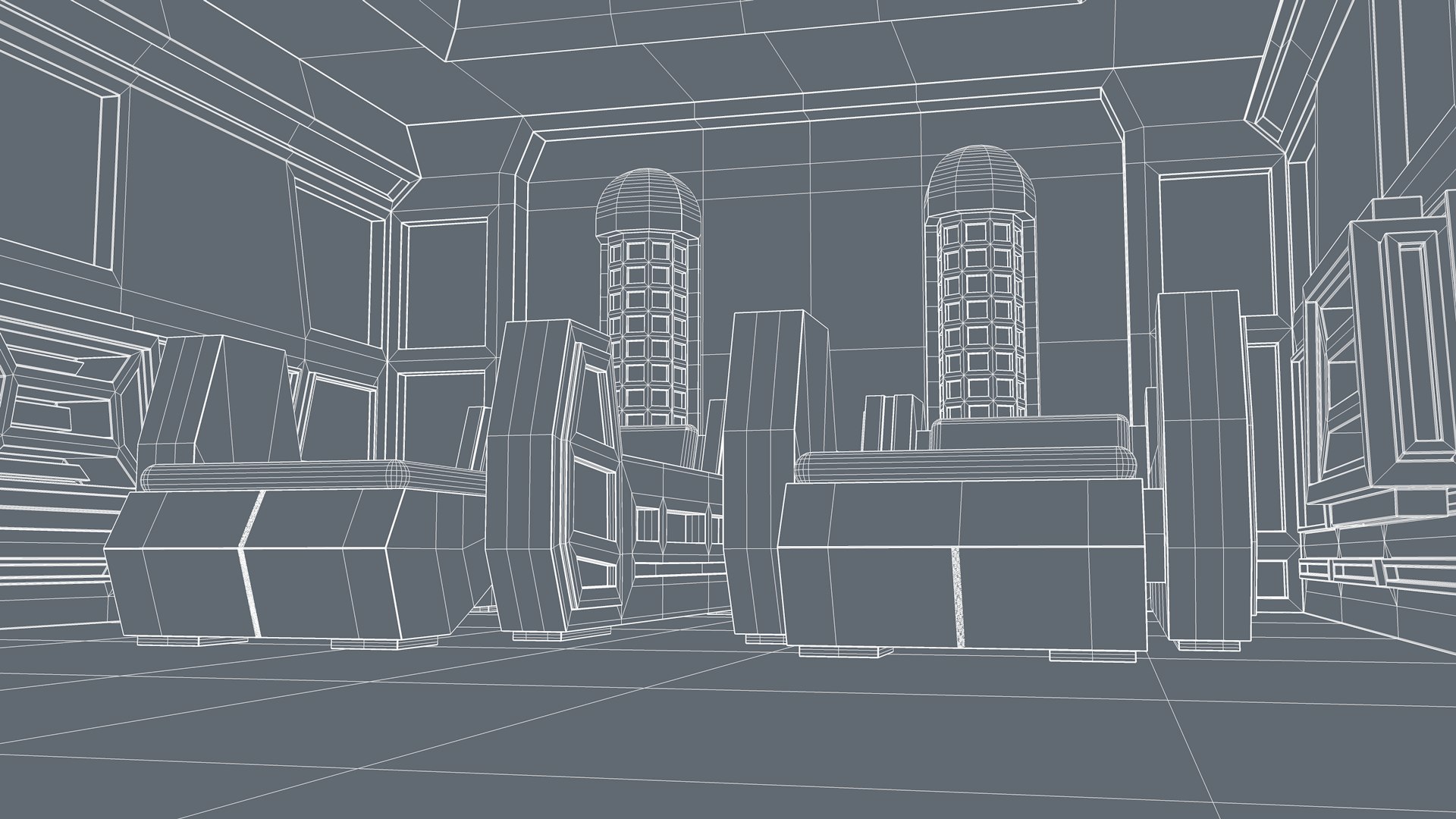 3D Sci Fi Room Model - TurboSquid 2236834