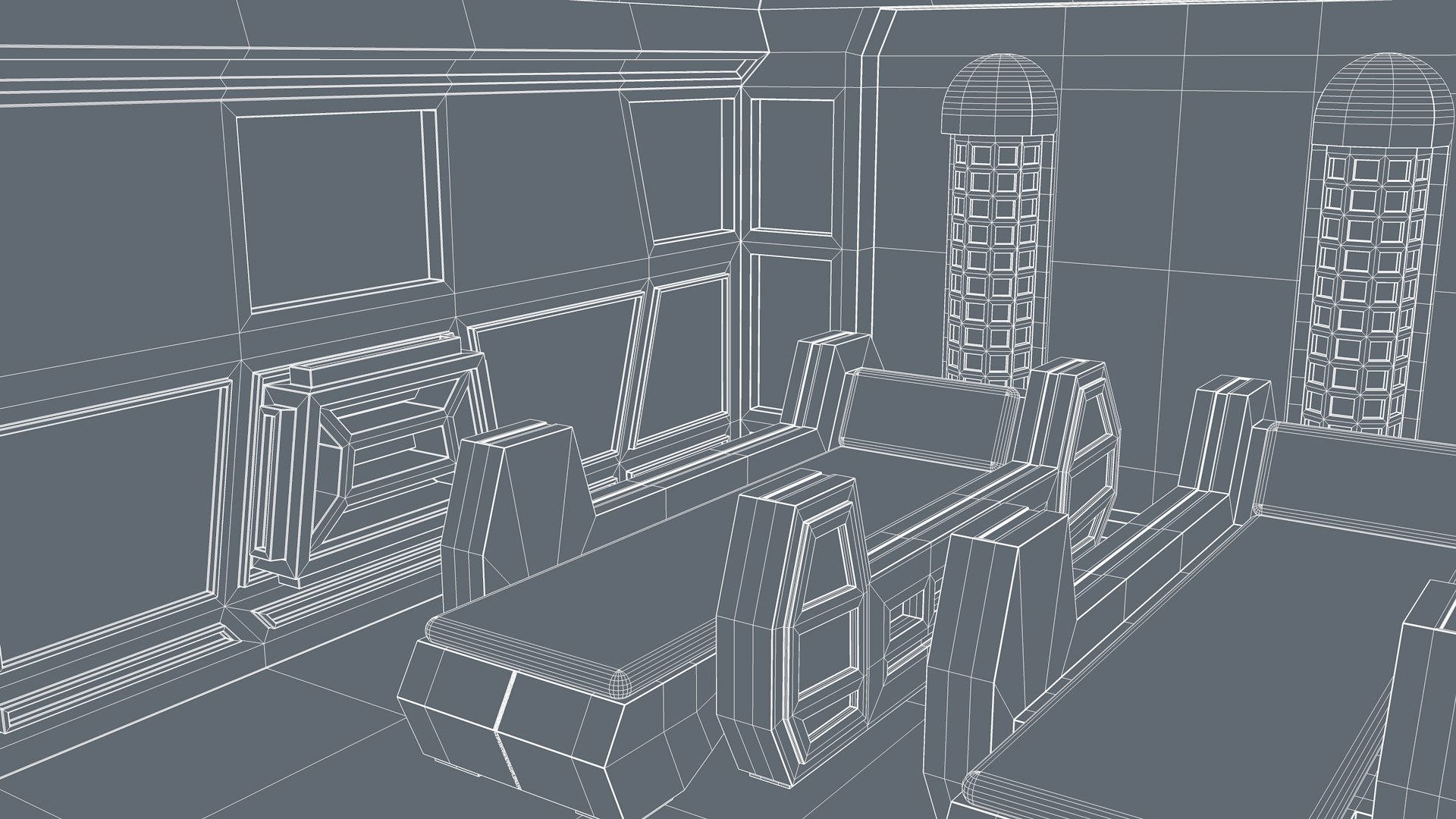 3D Sci Fi Room Model - TurboSquid 2236834