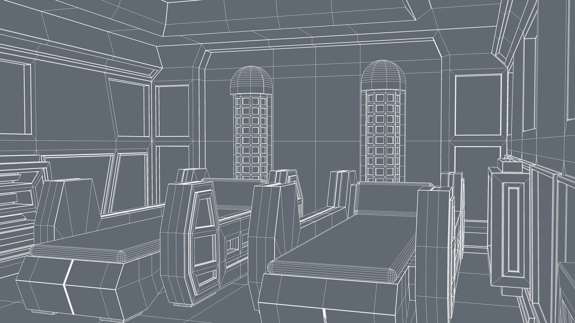 3D Sci Fi Room Model - TurboSquid 2236834