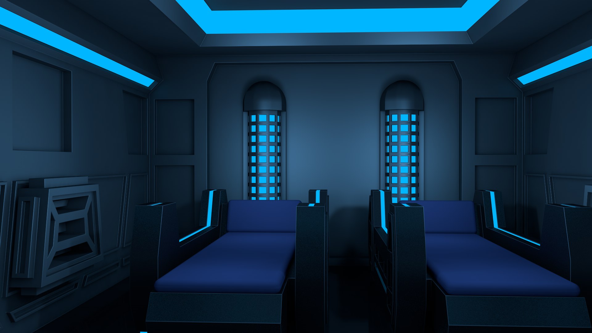 3D Sci Fi Room Model - TurboSquid 2236834