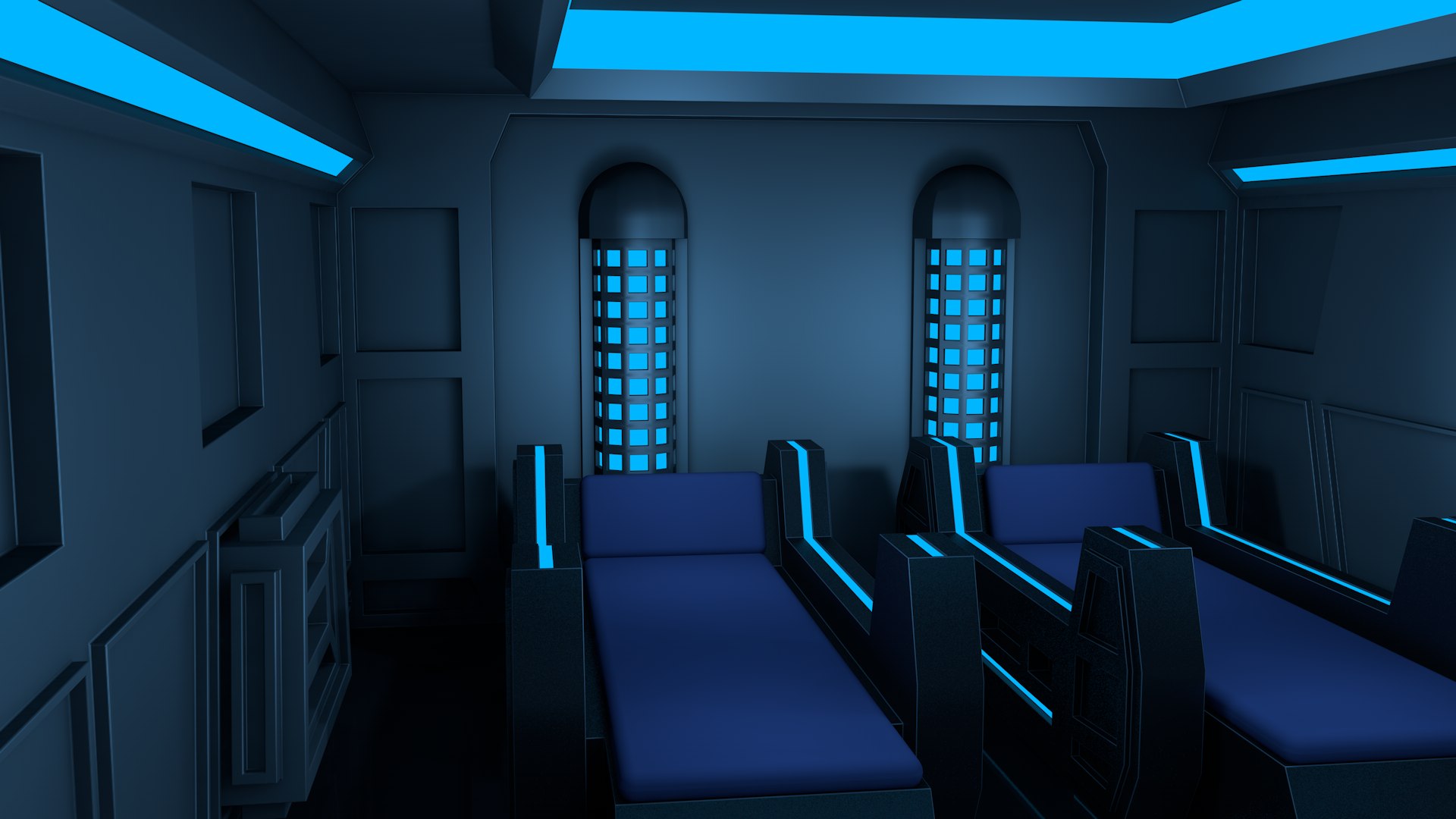 3D Sci Fi Room Model - TurboSquid 2236834