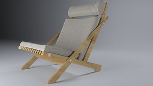 3D architectural lounge chair