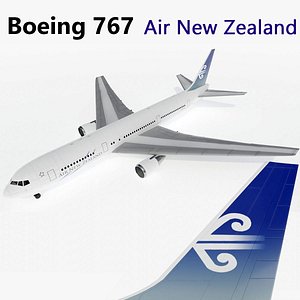 3d model of 767-300 new zealand