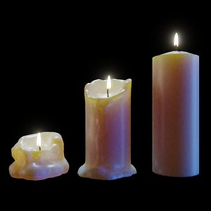 3 Candle Pack (Animated)
