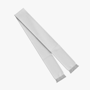 Football Fan Scarf 03 3D model