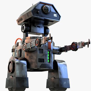 Sci-Fi Game Ready Robot