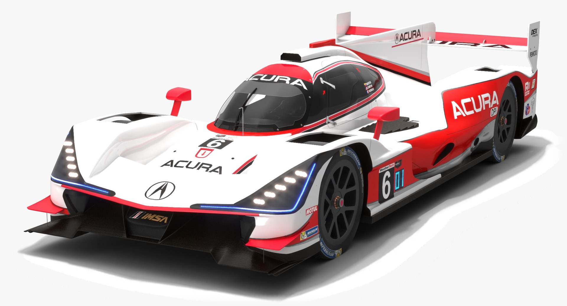 Acura dpi arx-05 imsa 3D model - TurboSquid 1409001