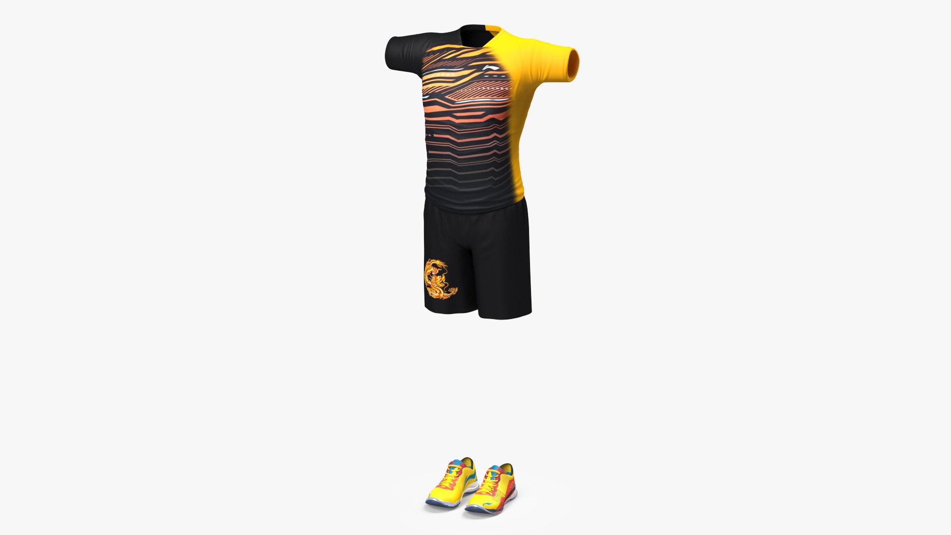 Sportswear Equipment 3D model preview