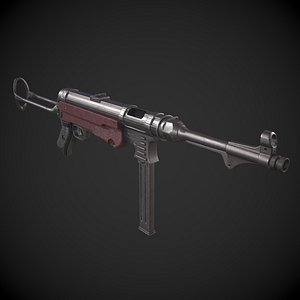 3D model MP40 Submachine Gun