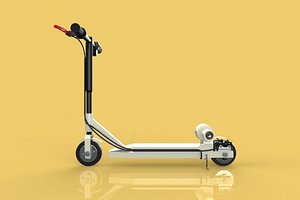 3D model KICK SCOOTER ELECTRIC BIKE AUTOPED OTOPED