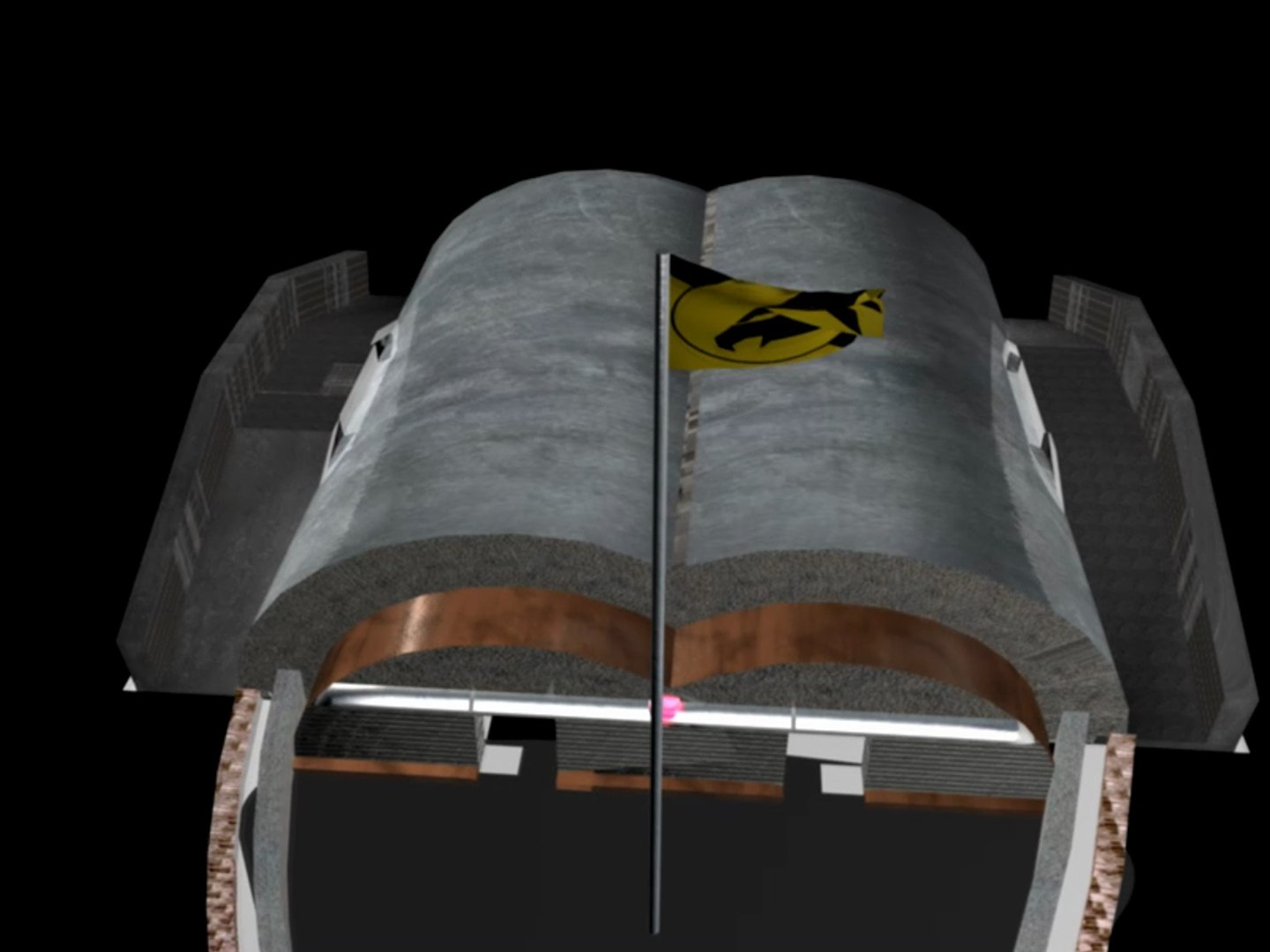 Free Barracks C 3d Model