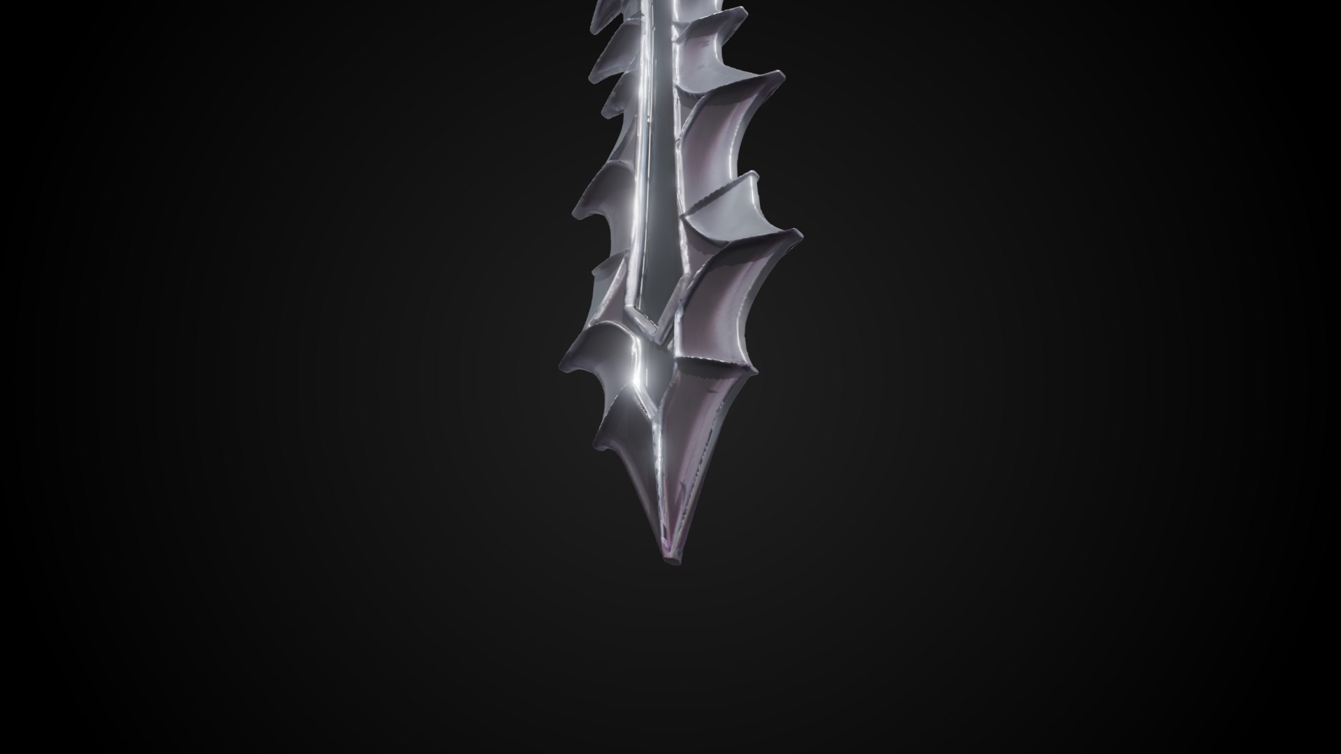 Stylized Fantasy Sword - Dragonbane Greatsword - Doomhorn Model ...