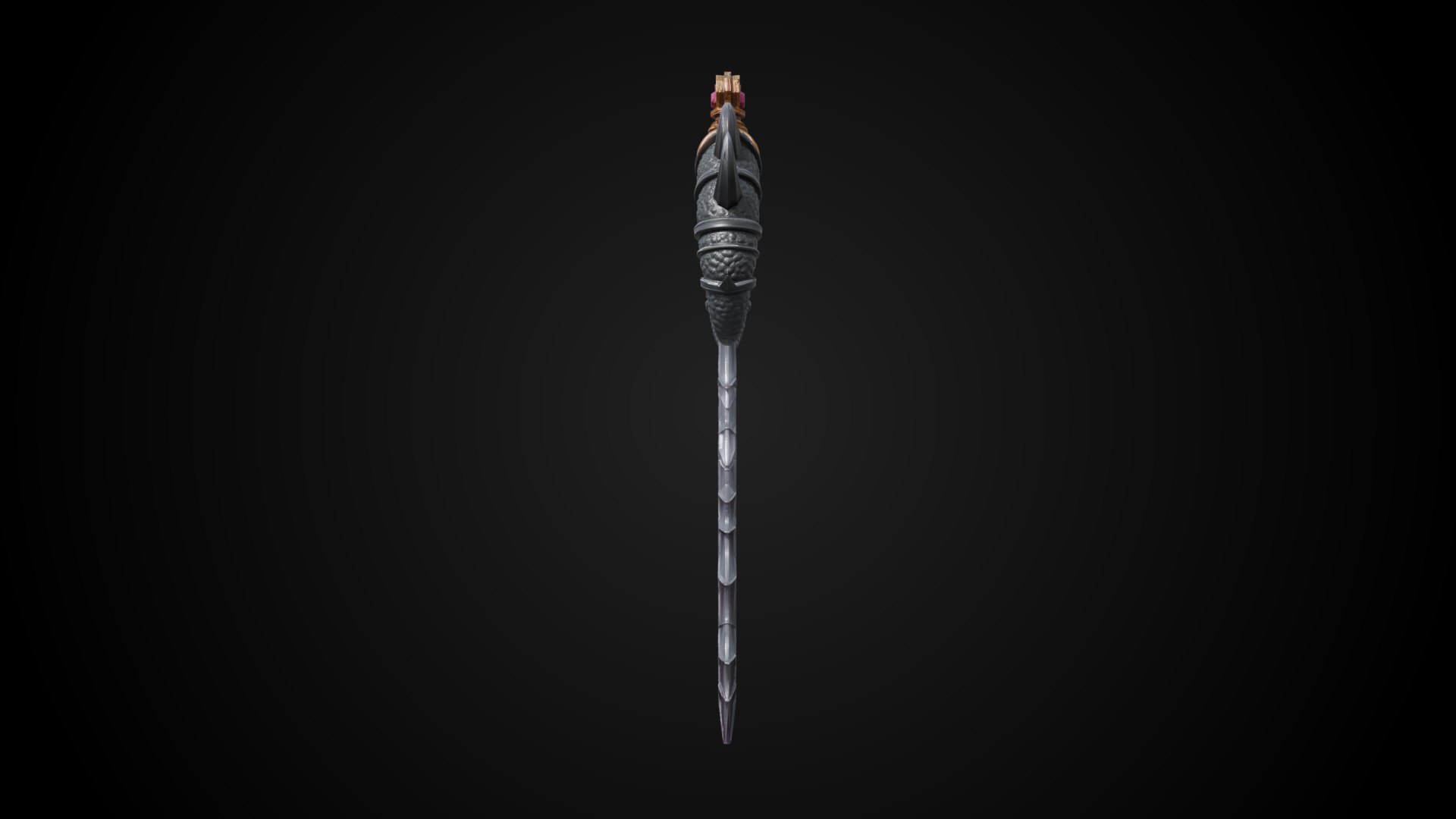 Stylized Fantasy Sword - Dragonbane Greatsword - Doomhorn Model ...