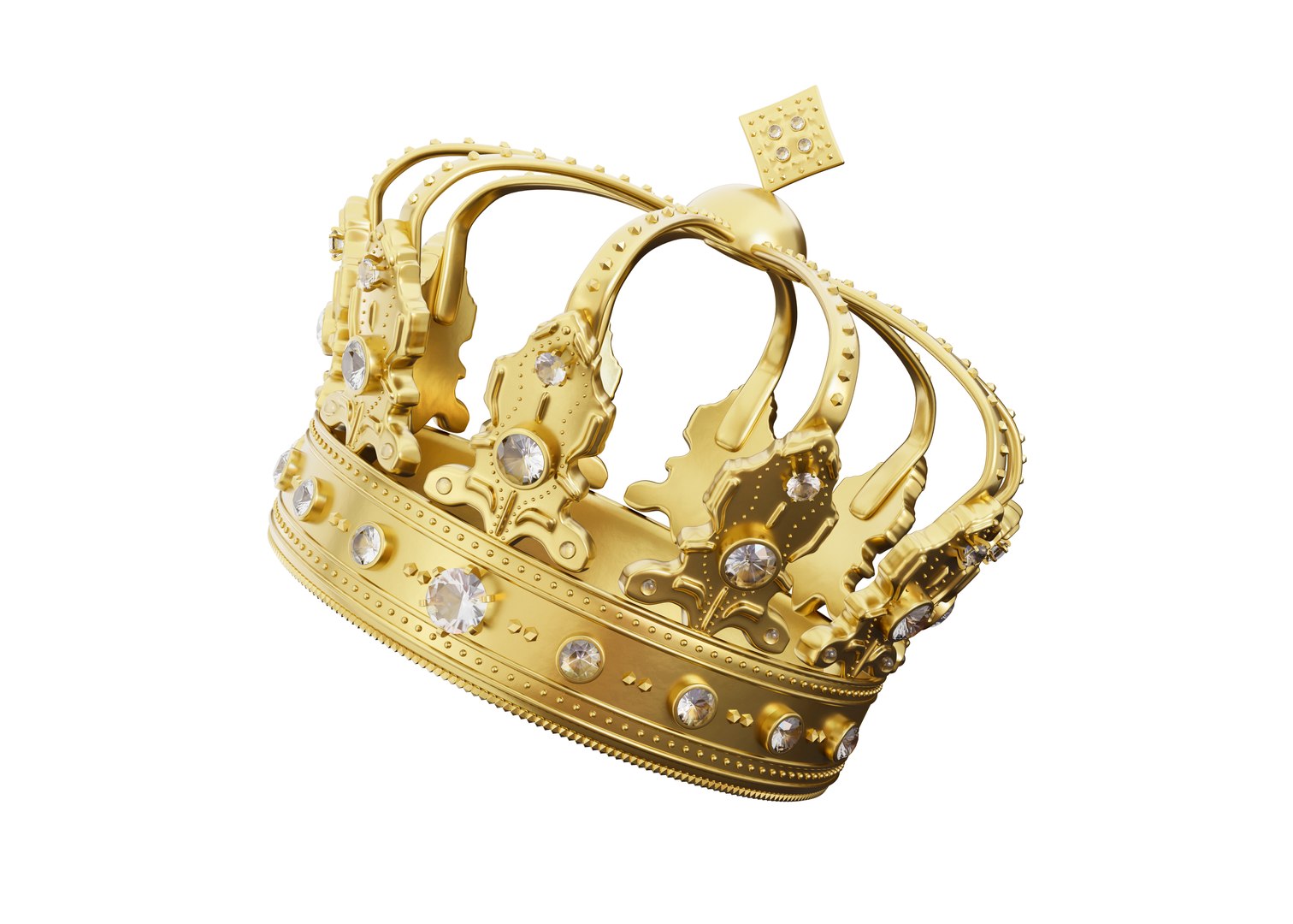 Golden Crown with Diamonds 3D model https://p.turbosquid.com/ts-thumb/hN/akXBMg/cp/korona9a/jpg/1683232391/1920x1080/fit_q87/0ef5f608f7fbe0fba59762231526b60941b4bd97/korona9a.jpg