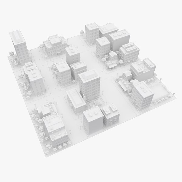 city town 3d model