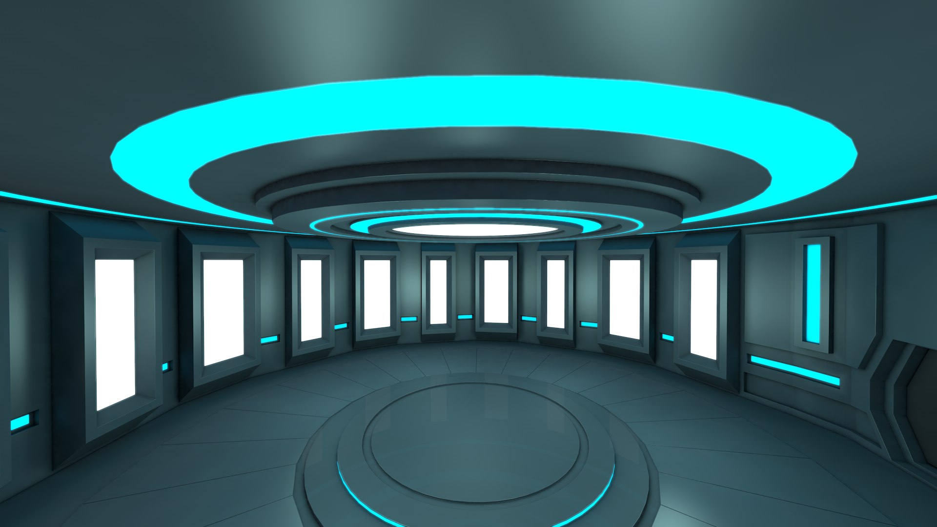 3D Model Sci Fi Room - TurboSquid 2398370
