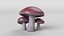 blewit mushrooms 3D model