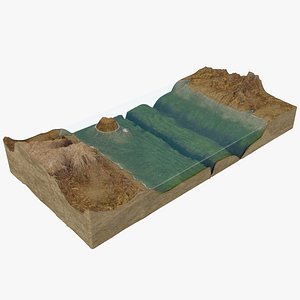 3D model ocean floor